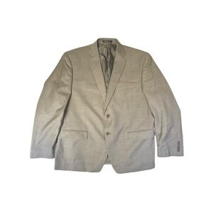 Michael Strahan Collection Mens Suit Jacket Blazer 44S Gray Wool Blend